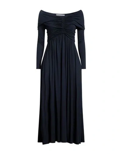 Maison Laviniaturra Woman Midi Dress Midnight Blue Size 4 Viscose, Elastane