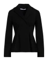 Maison Laviniaturra Woman Overcoat & Trench Coat Black Size 6 Viscose, Polyamide In Black