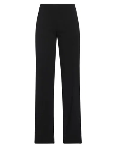 Maison Laviniaturra Woman Pants Black Size 10 Polyester, Elastane