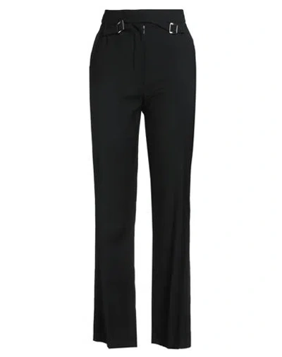 Maison Laviniaturra Woman Pants Black Size 8 Virgin Wool, Polyamide, Elastane