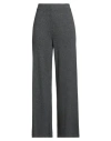 Maison Laviniaturra Woman Pants Charcoal Size M Merino Wool, Viscose, Polyamide, Cashmere In Gray