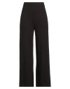 Maison Laviniaturra Woman Pants Dark Brown Size M Merino Wool, Viscose, Polyamide, Cashmere