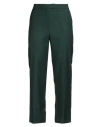 Maison Laviniaturra Woman Pants Dark Green Size 10 Wool