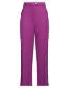 Maison Laviniaturra Woman Pants Garnet Size 8 Wool In Red