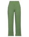 Maison Laviniaturra Woman Pants Green Size 10 Wool In Green