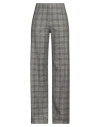 Maison Laviniaturra Woman Pants Grey Size 10 Polyester, Viscose, Lycra In Grey
