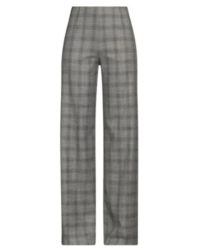 Maison Laviniaturra Woman Pants Grey Size 10 Polyester, Viscose, Lycra