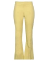 Maison Laviniaturra Woman Pants Lime Green Size 8 Cotton, Elastane In Green