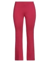 Maison Laviniaturra Woman Pants Magenta Size 10 Viscose, Polyamide, Elastane In Magenta