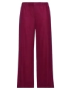 Maison Laviniaturra Woman Pants Magenta Size 6 Viscose, Silk In Magenta