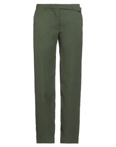 Maison Laviniaturra Woman Pants Military Green Size 6 Viscose, Elastane