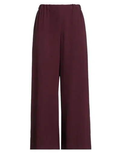 Maison Laviniaturra Woman Pants Plum Size 6 Viscose In Purple