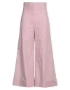 Maison Laviniaturra Woman Pants Red Size 4 Cotton In Red