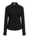 Maison Laviniaturra Woman Shirt Black Size 10 Viscose, Elastane