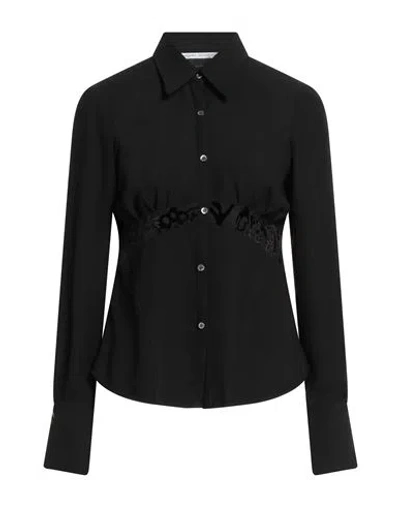 Maison Laviniaturra Woman Shirt Black Size 10 Viscose, Elastane