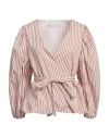 Maison Laviniaturra Woman Top Camel Size 10 Cotton In Beige