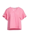 Maison Laviniaturra Woman Top Magenta Size 10 Cotton In Magenta