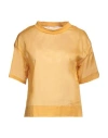 Maison Laviniaturra Woman Blouse Sand Size 10 Cotton In Beige