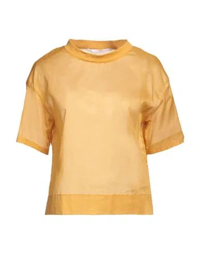 Maison Laviniaturra Woman Blouse Sand Size 10 Cotton In Beige