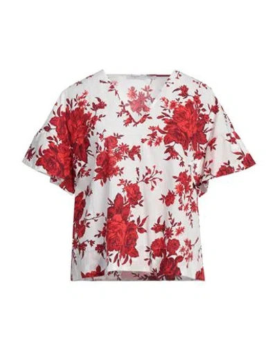 Maison Laviniaturra Woman Top White Size 6 Cotton