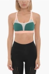 Maison Lejaby Colorblock Sport Bra With Visible Stitching