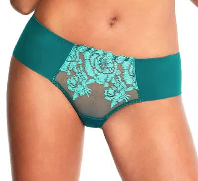 Maison Lejaby Fleur Ikat Culotte Panties In Mediterrane In Blue