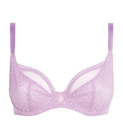 Maison Lejaby Lace Memories Balconette Bra In Purple