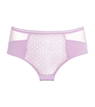 Maison Lejaby Lace Memories Briefs In Purple