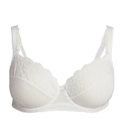 Maison Lejaby Lace Underwired Bra In White
