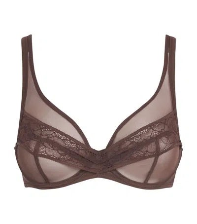 Maison Lejaby Nudite Underwired T-shirt Bra In Brown