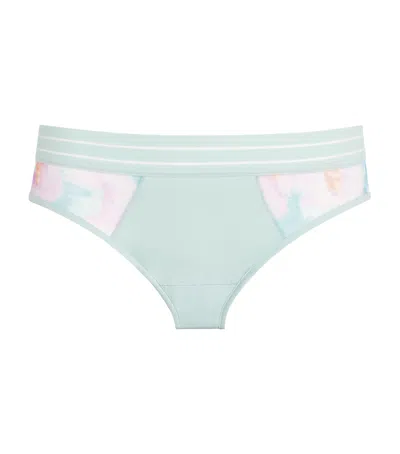 Maison Lejaby Nufit Garden Bikini Briefs In Green