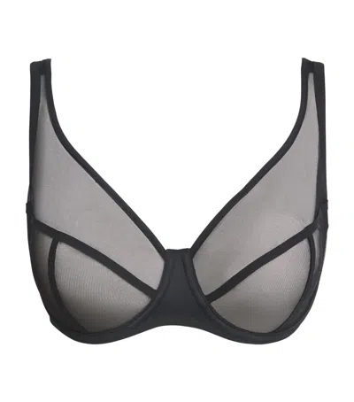 Maison Lejaby Nufit Panelled Bra In Black