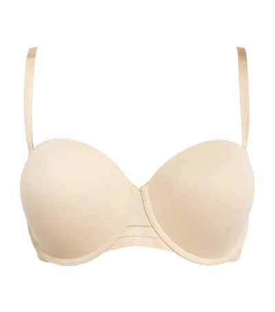 Maison Lejaby Nufit Strapless Bra In Beige