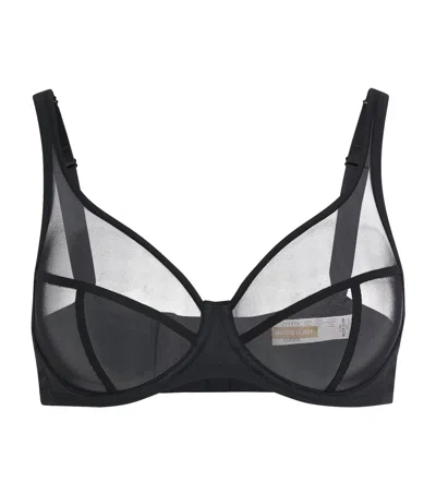 Maison Lejaby Sheer Nufit Underwired Bra In Black
