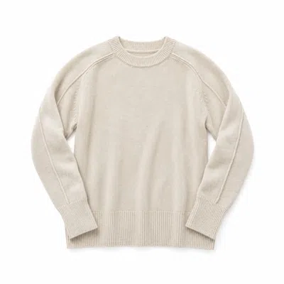 Maison Lointaine Women's Neutrals Naked Truth Sweater Rice Apricot - Pure Cashmere In Orange