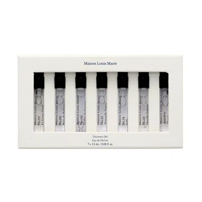 Maison Louis Marie Eau De Parfum Discovery Set In White