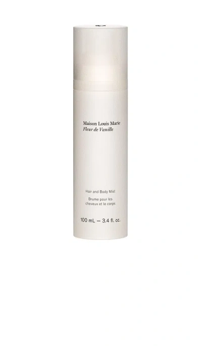 Maison Louis Marie Fleur De Vanille Hair And Body Mist In White