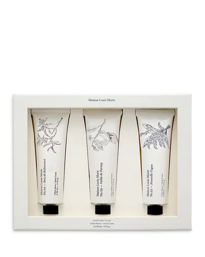 Maison Louis Marie Hand Cream Trio Gift Set In White