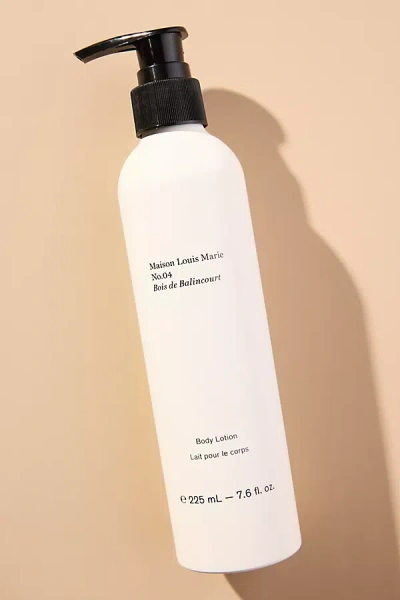 Maison Louis Marie No. 04 Bois De Balincourt Body Lotion