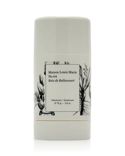 Maison Louis Marie No. 04 Bois De Balincourt Deodorant 2.6 Oz. In Transparent