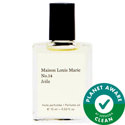 Maison Louis Marie No. 14 Icila Perfume Oil 0.5 oz Eau De Parfum Oil In White