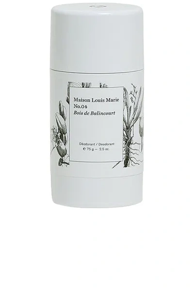 Maison Louis Marie No.04 Bois De Balincourt Deodorant In N,a