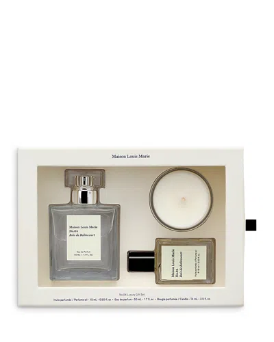 Maison Louis Marie No.04 Bois De Balincourt Luxury Fragrance Gift Set In Multi