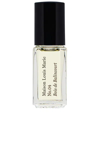 Maison Louis Marie No.04 Bois De Balincourt Perfume Oil Mini Roller