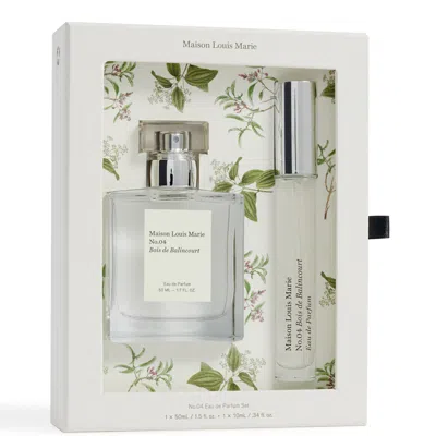 Maison Louis Marie No.04 Eau De Parfum Gift Set (worth $125.00) In White