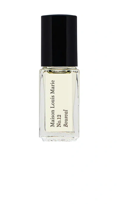 Maison Louis Marie No.12 Bousval Perfume Oil Mini Roller In Black