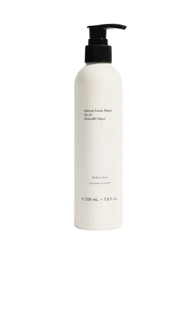 Maison Louis Marie No.13 Nouvelle Vague Body Lotion In White