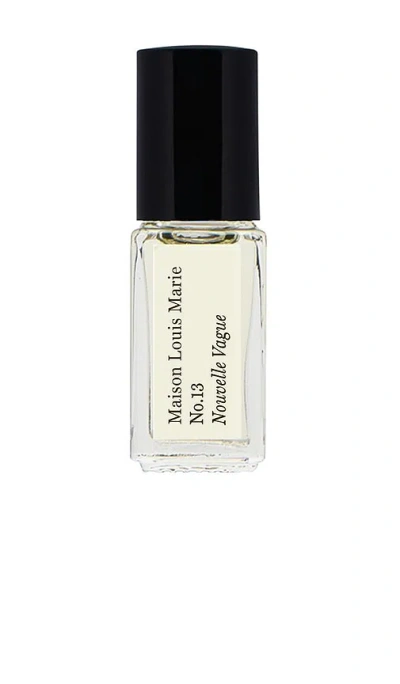 Maison Louis Marie No.13 Nouvelle Vague Perfume Oil Mini Roll In Transparent