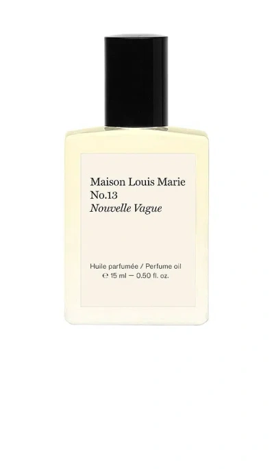 Maison Louis Marie No.13 Nouvelle Vague Perfume Oil In Black