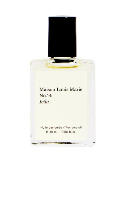 Maison Louis Marie No.14 Icila Perfume Oil In Black